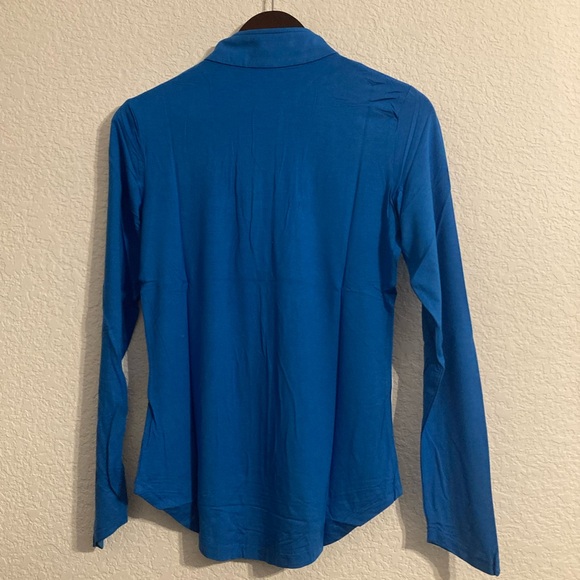 Women’s Blue/Green SPF Zip-Up - Picture 6 of 6